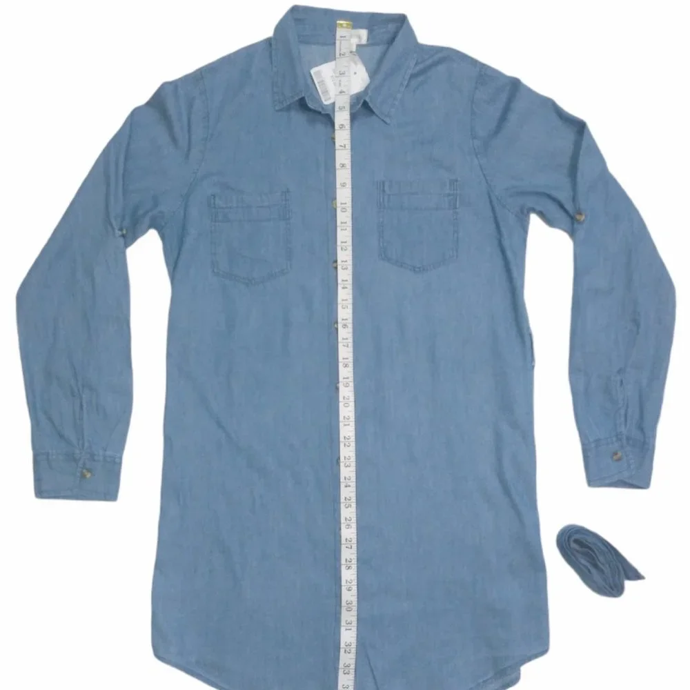 DIZZIRE Blue T-shirt Dress Junior Size (M) - Picture 6 of 7